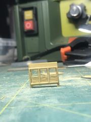 Build photo of the HMS Diana model, 2021-12-19