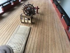 Build photo of the HMS Diana model, 2021-12-21