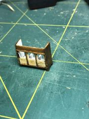 Build photo of the HMS Diana model, 2021-12-23