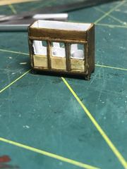Build photo of the HMS Diana model, 2021-12-23