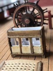 Build photo of the HMS Diana model, 2021-12-24