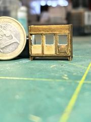 Build photo of the HMS Diana model, 2021-12-28