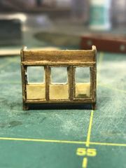 Build photo of the HMS Diana model, 2021-12-29