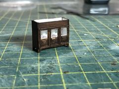 Build photo of the HMS Diana model, 2021-12-29