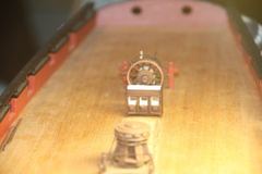 Build photo of the HMS Diana model, 2021-12-29