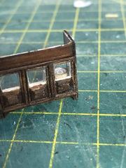 Build photo of the HMS Diana model, 2021-12-30