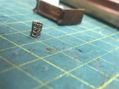 Build photo of the HMS Diana model, 2021-12-30