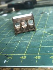 Build photo of the HMS Diana model, 2021-12-30