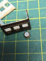 Build photo of the HMS Diana model, 2021-12-30