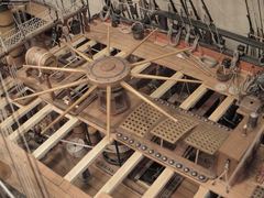Build photo of the HMS Diana model, 2022-01-02