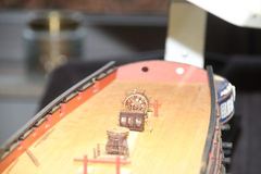 Build photo of the HMS Diana model, 2022-01-02