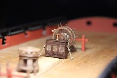 Build photo of the HMS Diana model, 2022-01-03