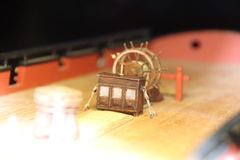 Build photo of the HMS Diana model, 2022-01-03