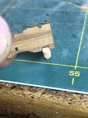 Build photo of the HMS Diana model, 2022-01-07