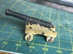Build photo of the HMS Diana model, 2022-01-08