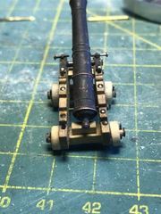 Build photo of the HMS Diana model, 2022-01-09