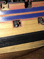 Build photo of the HMS Diana model, 2022-01-09