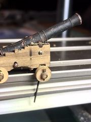 Build photo of the HMS Diana model, 2022-01-15