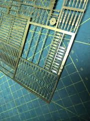 Build photo of the HMS Diana model, 2022-01-17