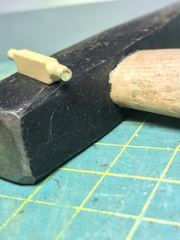 Build photo of the HMS Diana model, 2022-01-22