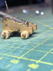 Build photo of the HMS Diana model, 2022-01-23