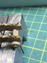 Build photo of the HMS Diana model, 2022-01-30