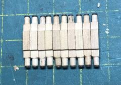 Build photo of the HMS Diana model, 2022-02-12