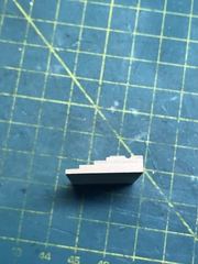 Build photo of the HMS Diana model, 2022-02-20