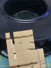 Build photo of the HMS Diana model, 2022-02-26