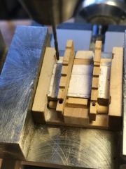 Build photo of the HMS Diana model, 2022-02-27