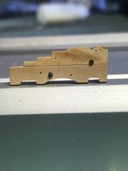 Build photo of the HMS Diana model, 2022-03-04