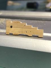 Build photo of the HMS Diana model, 2022-03-04