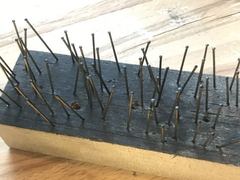 Build photo of the HMS Diana model, 2022-03-05