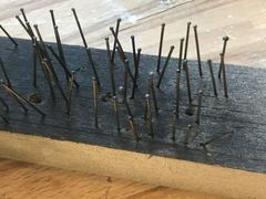 Build photo of the HMS Diana model, 2022-03-05