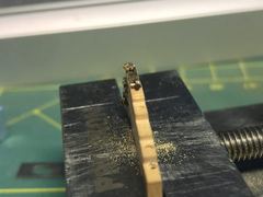Build photo of the HMS Diana model, 2022-03-05