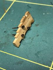 Build photo of the HMS Diana model, 2022-03-10