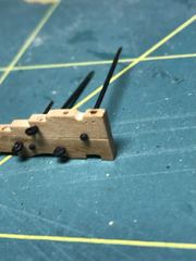 Build photo of the HMS Diana model, 2022-03-10
