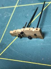 Build photo of the HMS Diana model, 2022-03-10