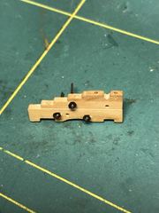 Build photo of the HMS Diana model, 2022-03-10