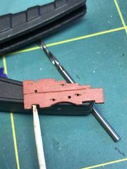 Build photo of the HMS Diana model, 2022-03-13