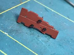 Build photo of the HMS Diana model, 2022-03-13