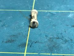 Build photo of the HMS Diana model, 2022-03-15