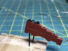 Build photo of the HMS Diana model, 2022-05-06