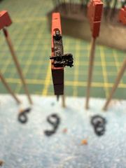 Build photo of the HMS Diana model, 2022-10-23