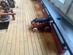 Build photo of the HMS Diana model, 2022-11-06
