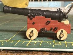 Build photo of the HMS Diana model, 2022-12-09