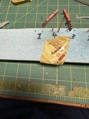 Build photo of the HMS Diana model, 2022-12-18