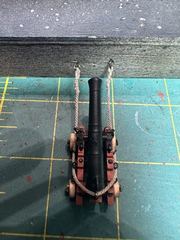 Build photo of the HMS Diana model, 2022-12-29