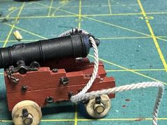 Build photo of the HMS Diana model, 2023-01-07