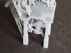 Build photo of the HMS Diana model, 2023-04-09